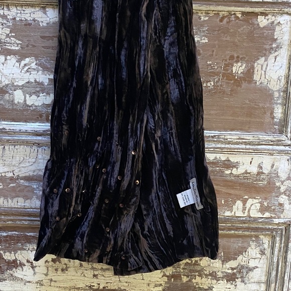 Laila Rowe Brown beaded scarf, silk blend, soft & gorgeous - Picture 2 of 6